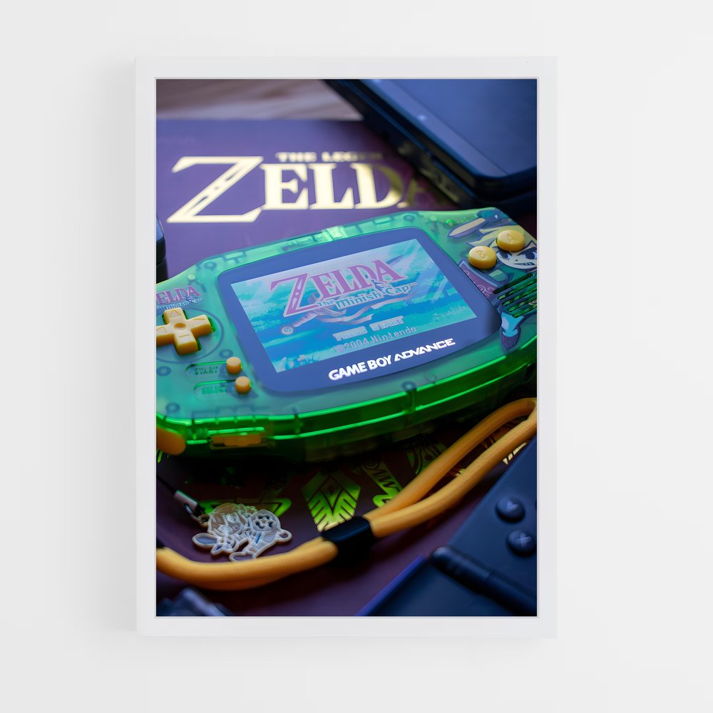Poster Retro Gamer – affiche Consoles (vue 3)